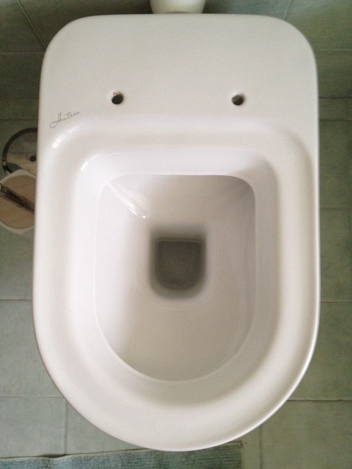 Hatria Lara WC-Sitz Weiß Verchromt – Mit Soft-Close Scharnieren, Made In Italy, Hochwertige Ausführung